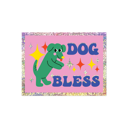Dog Bless Sticker