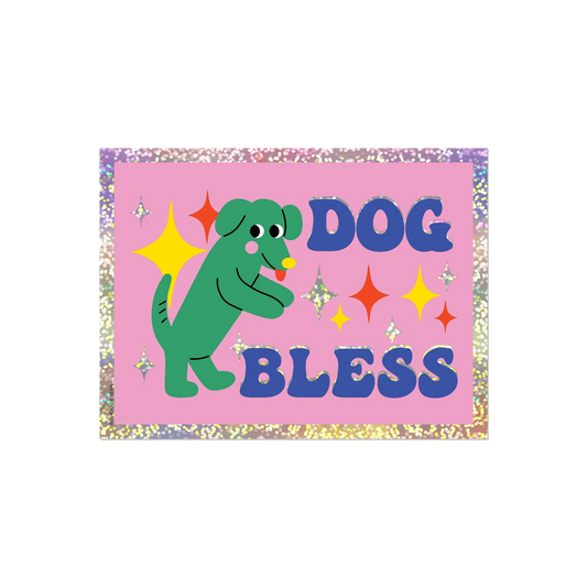 Dog Bless Sticker