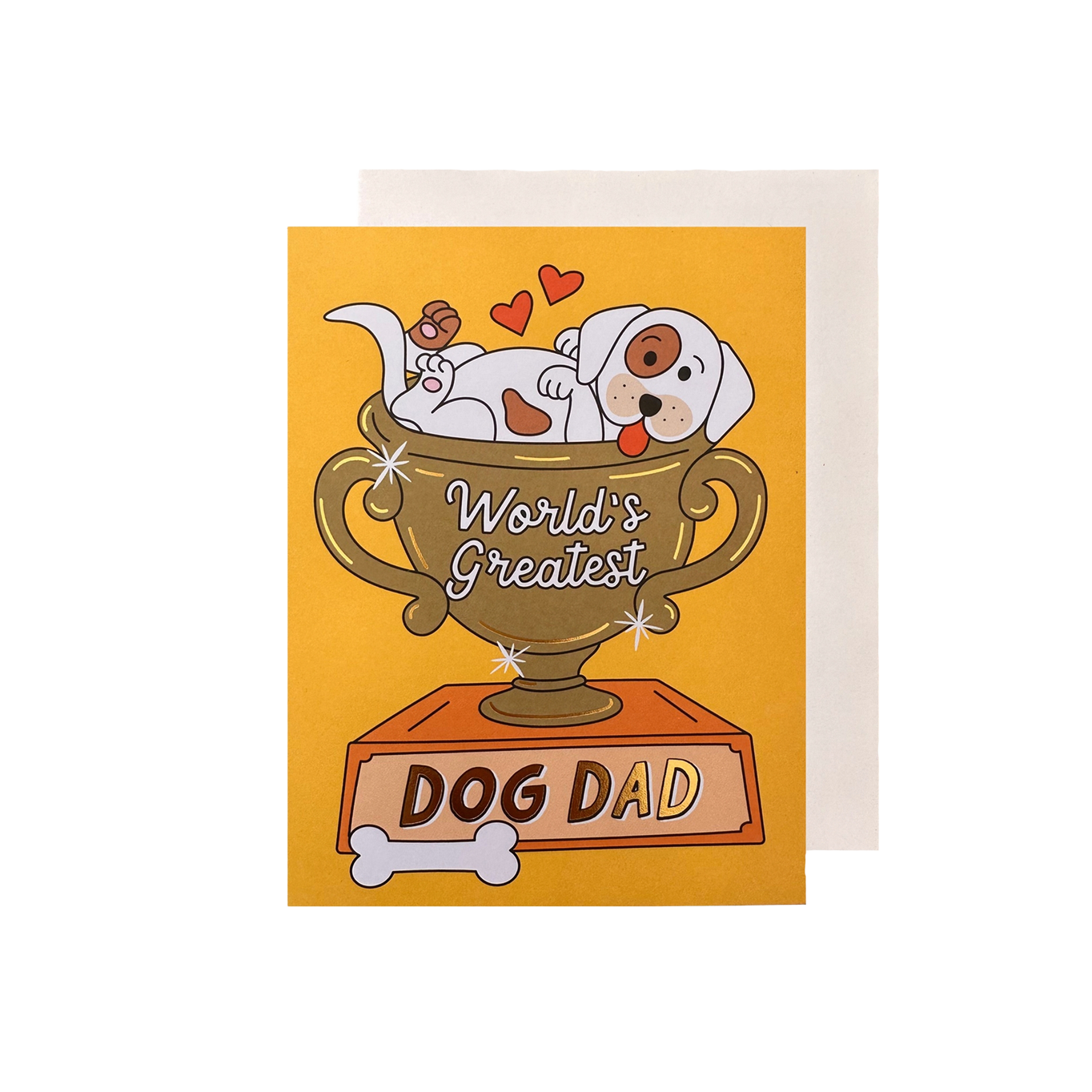 Worlds Greatest Dog Dad Card
