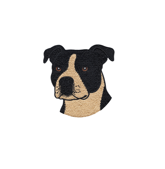 Black And Tan Pitbull Patch