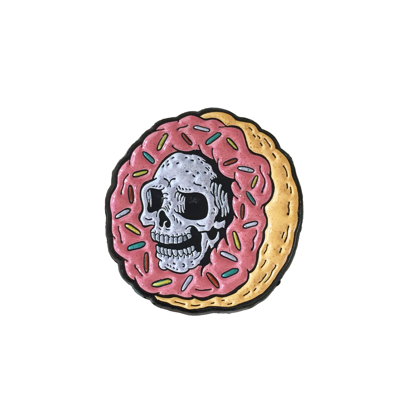 Donut Death Enamel Pin