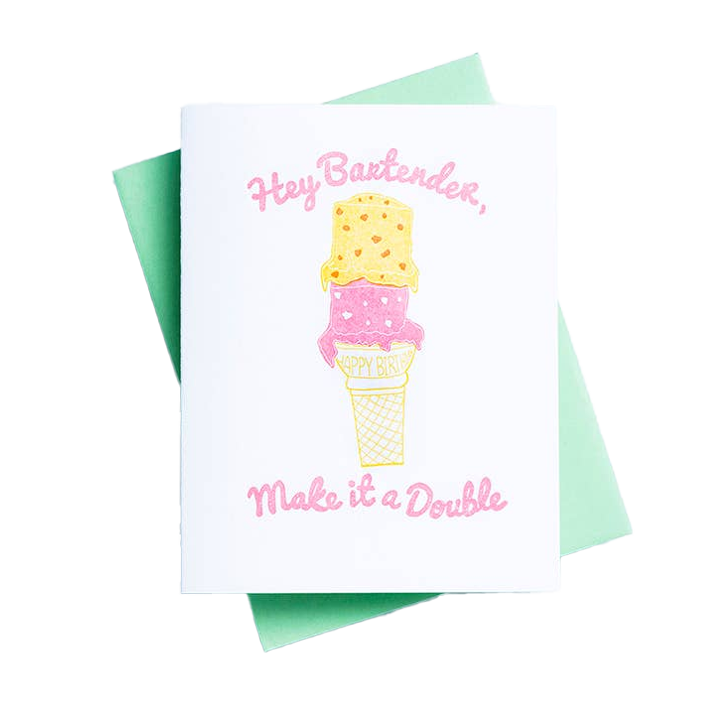 Make it Double Birthday Card