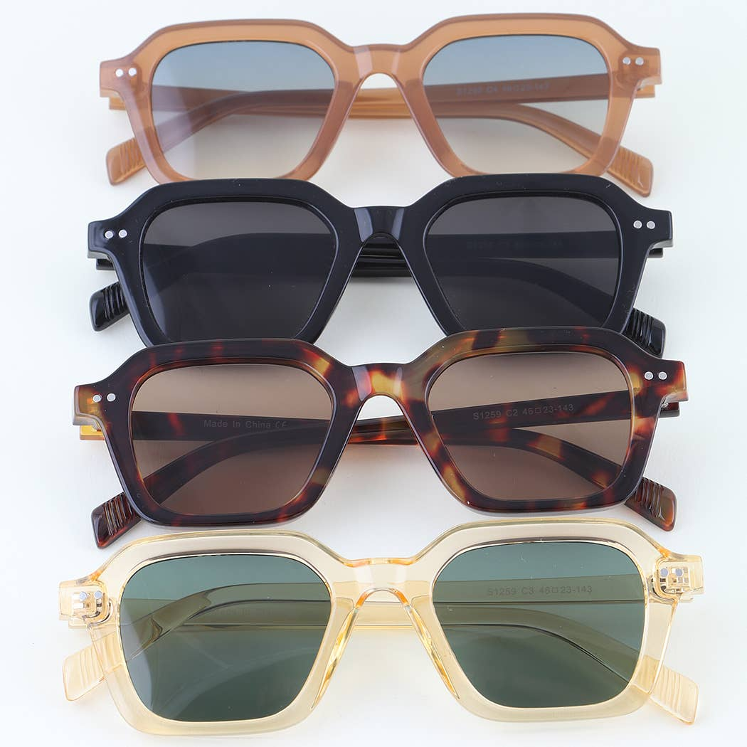 Double Bolted Summer Box Sunglasses