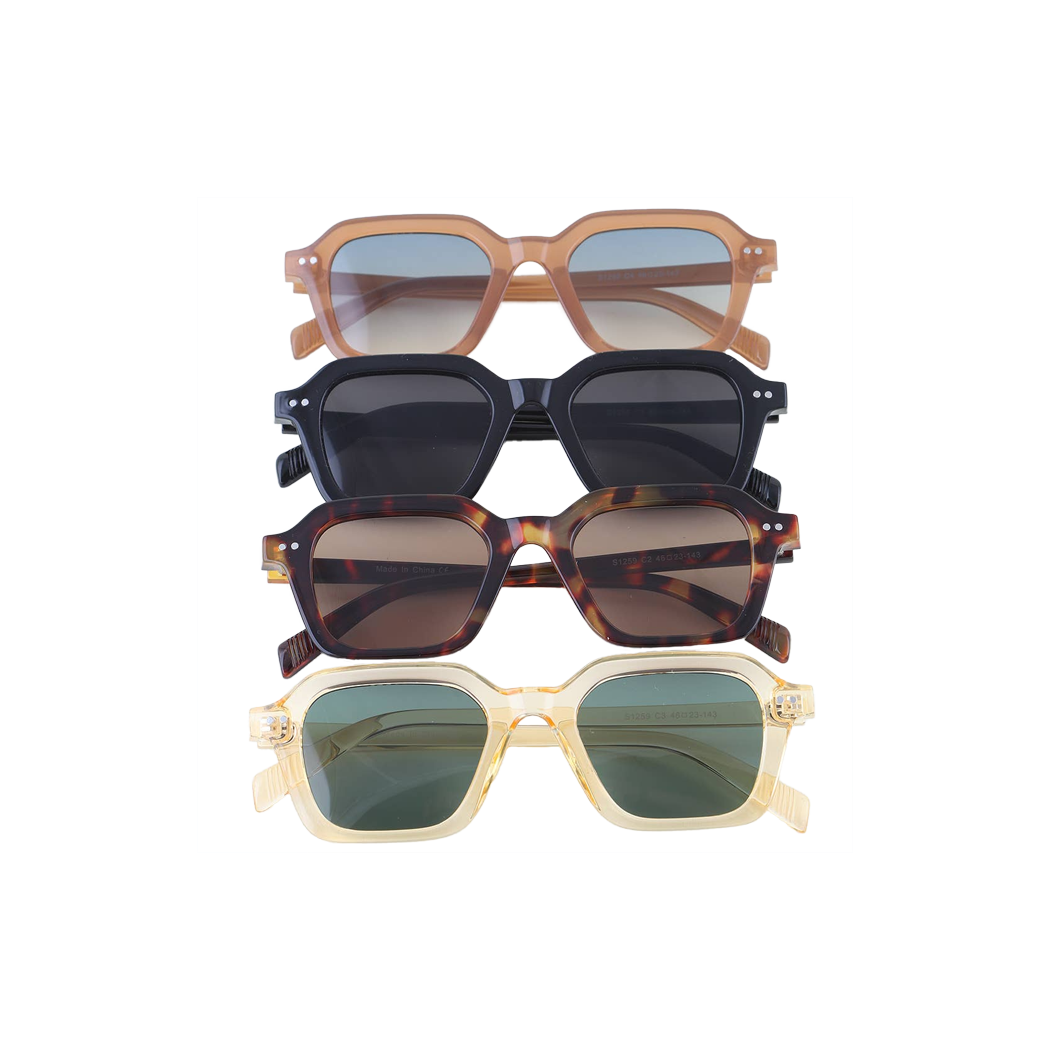 Double Bolted Summer Box Sunglasses