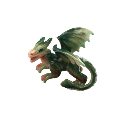 "Draco" Western Dragon Porcelain Miniature