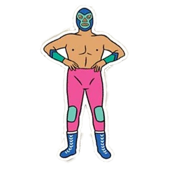 Luchador Sticker