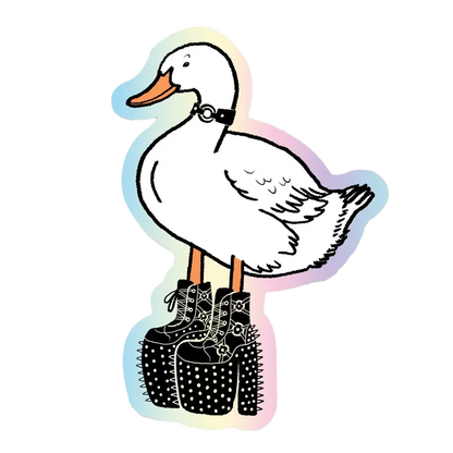 Leather Duck Sticker