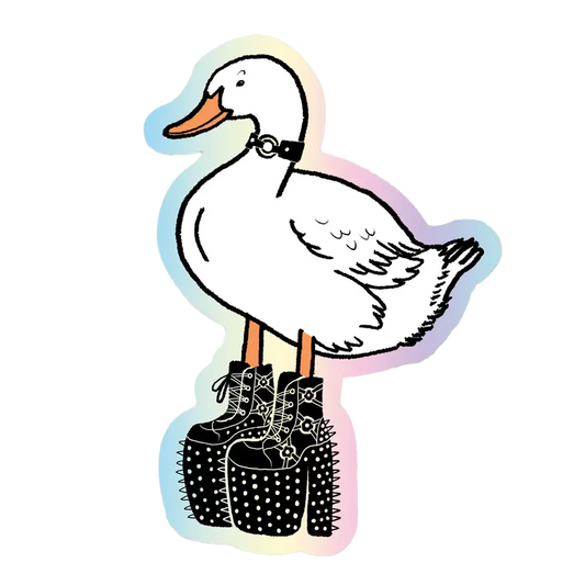 Leather Duck Sticker