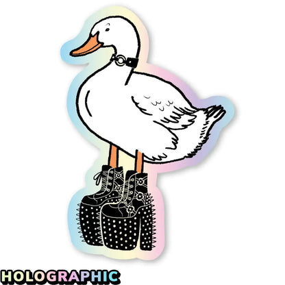 Leather Duck Sticker