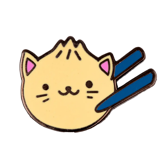 Cat Dumpling Enamel Pin