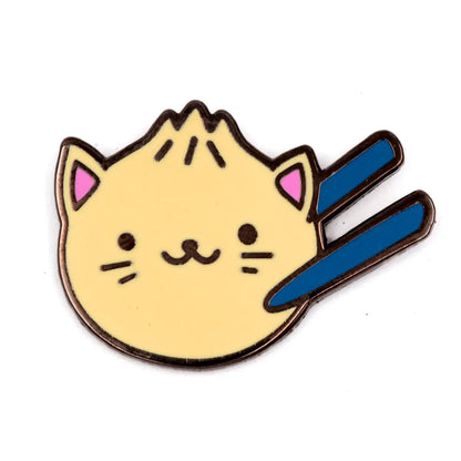 Cat Dumpling Enamel Pin