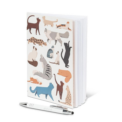 Multi Cats Lines Notebook