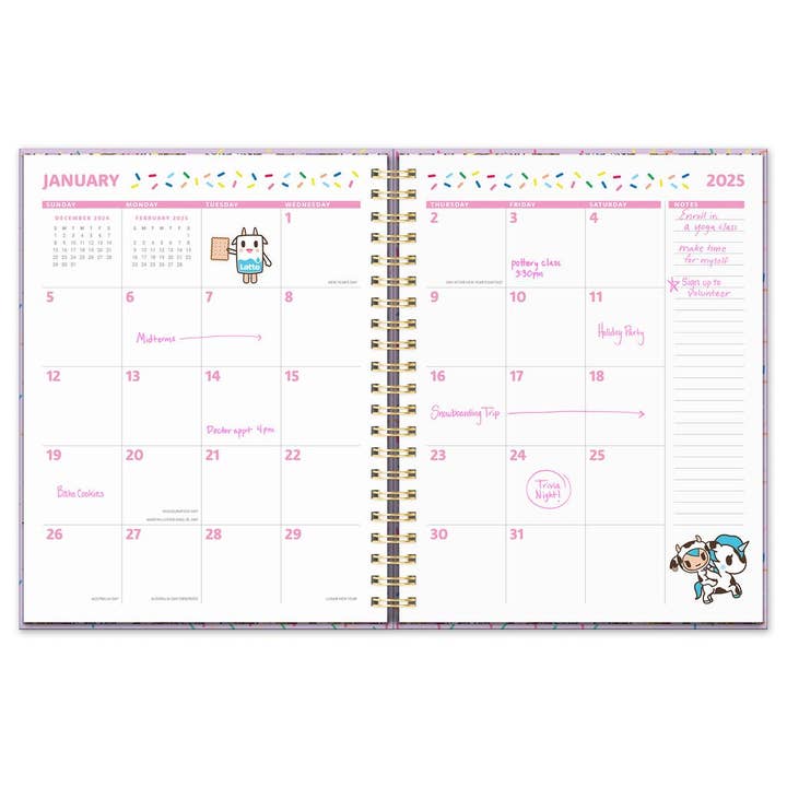 2025 Tokidoki Donutella Xl Spiral Planner