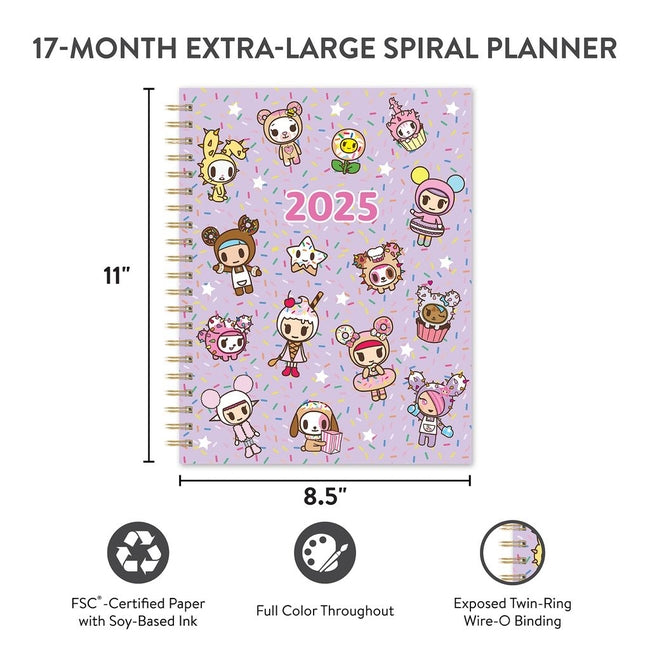 2025 Tokidoki Donutella Xl Spiral Planner