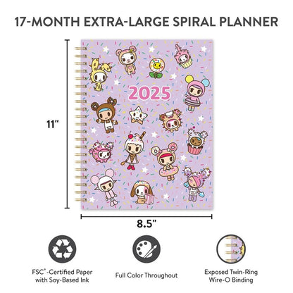 2025 Tokidoki Donutella Xl Spiral Planner