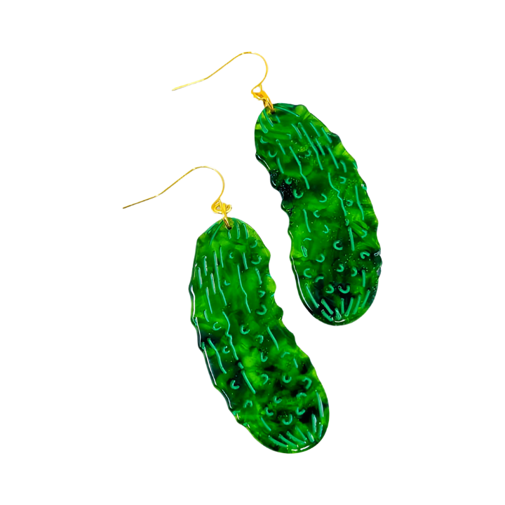 Pickle Acetate Earrings