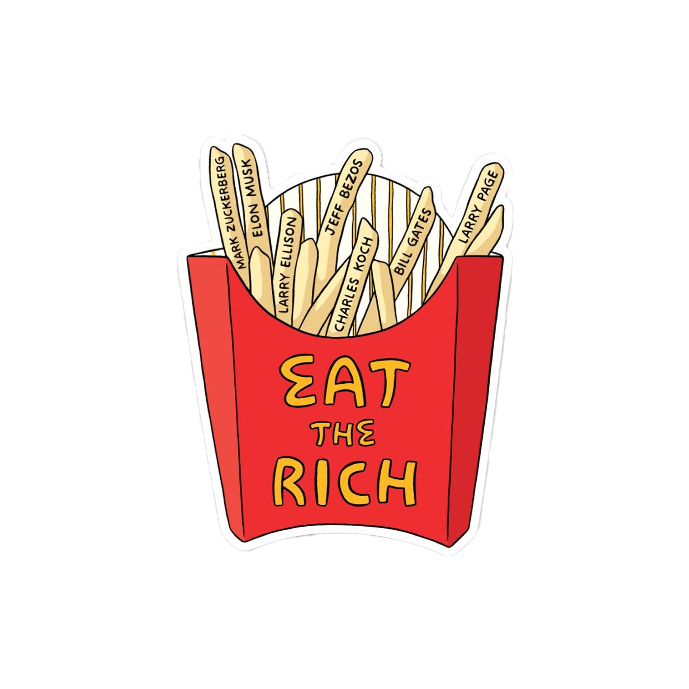 Eat the Rich Sticker