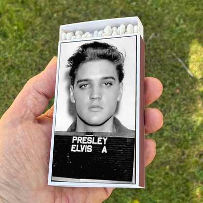 Elvis Mug Shot 4 Inch Matches