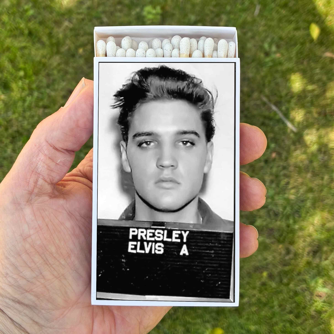 Elvis Mug Shot 4 Inch Matches