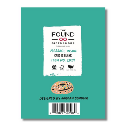 Dad You Are My Everything Bagel Father's Day Card