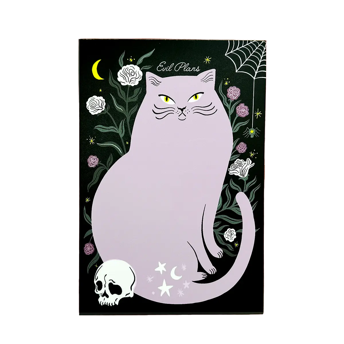 Evil Plans Cat Notepad