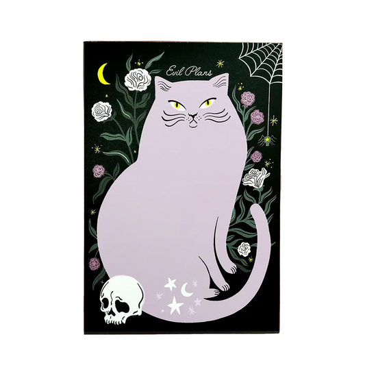 Evil Plans Cat Notepad