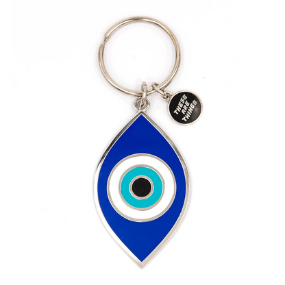 Evil Eye Enamel Keychain