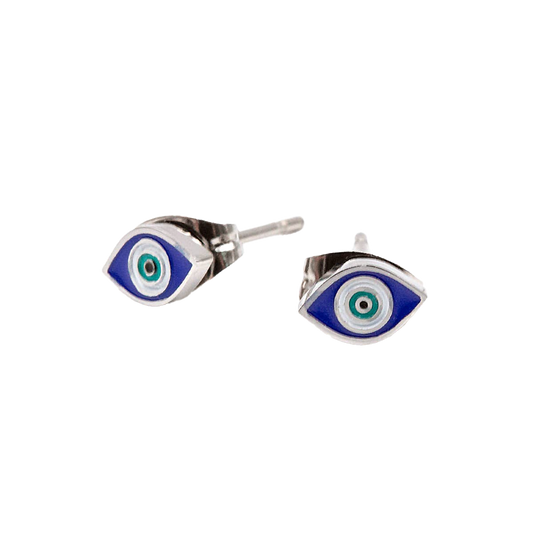 Evil Eye Micro Post Earrings