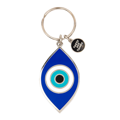 Evil Eye Enamel Keychain