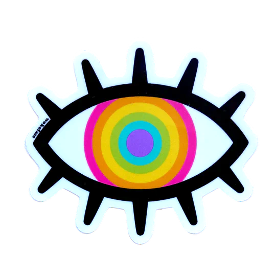 Rainbow Third Eye Sticker