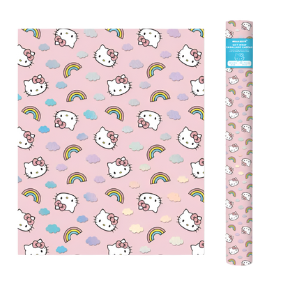 Hello Kitty Rainbow Skies Gift Wrap