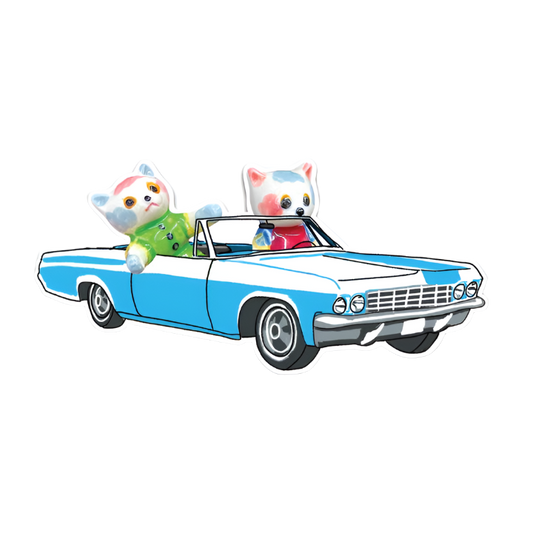 Convertible Cat Sticker