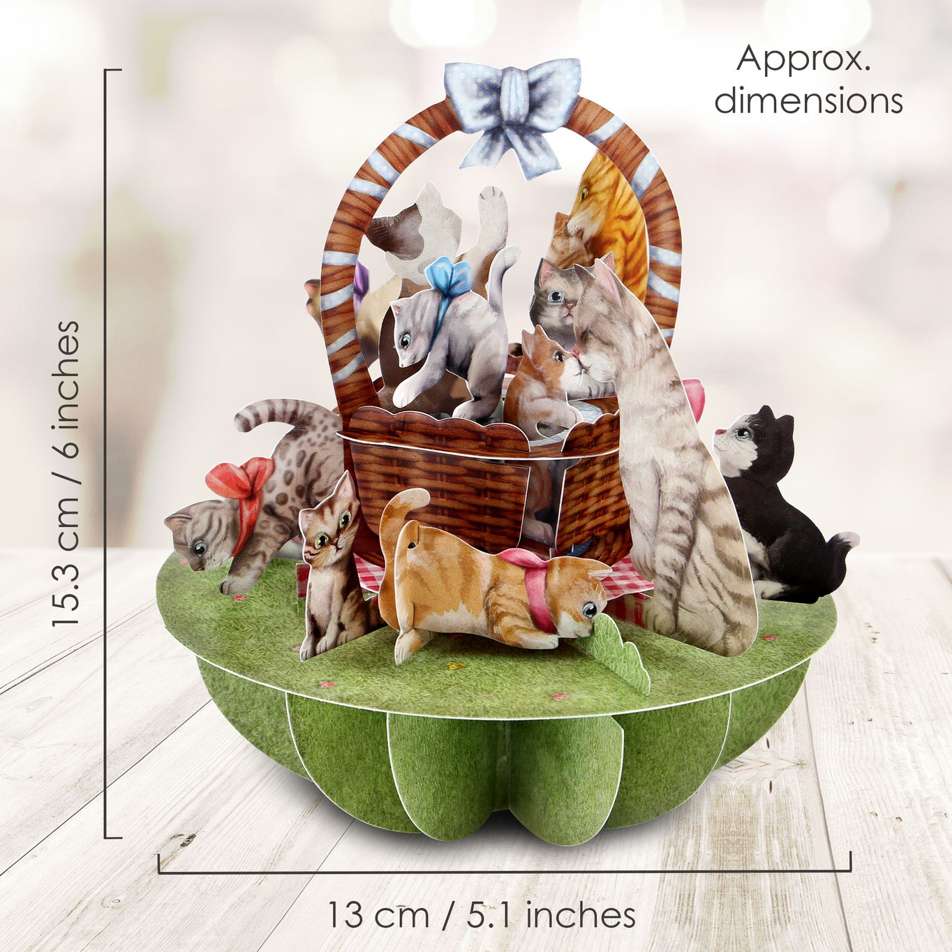 Pirouette Kittens In A Basket Card