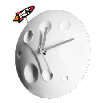 Rocket Moon Clock