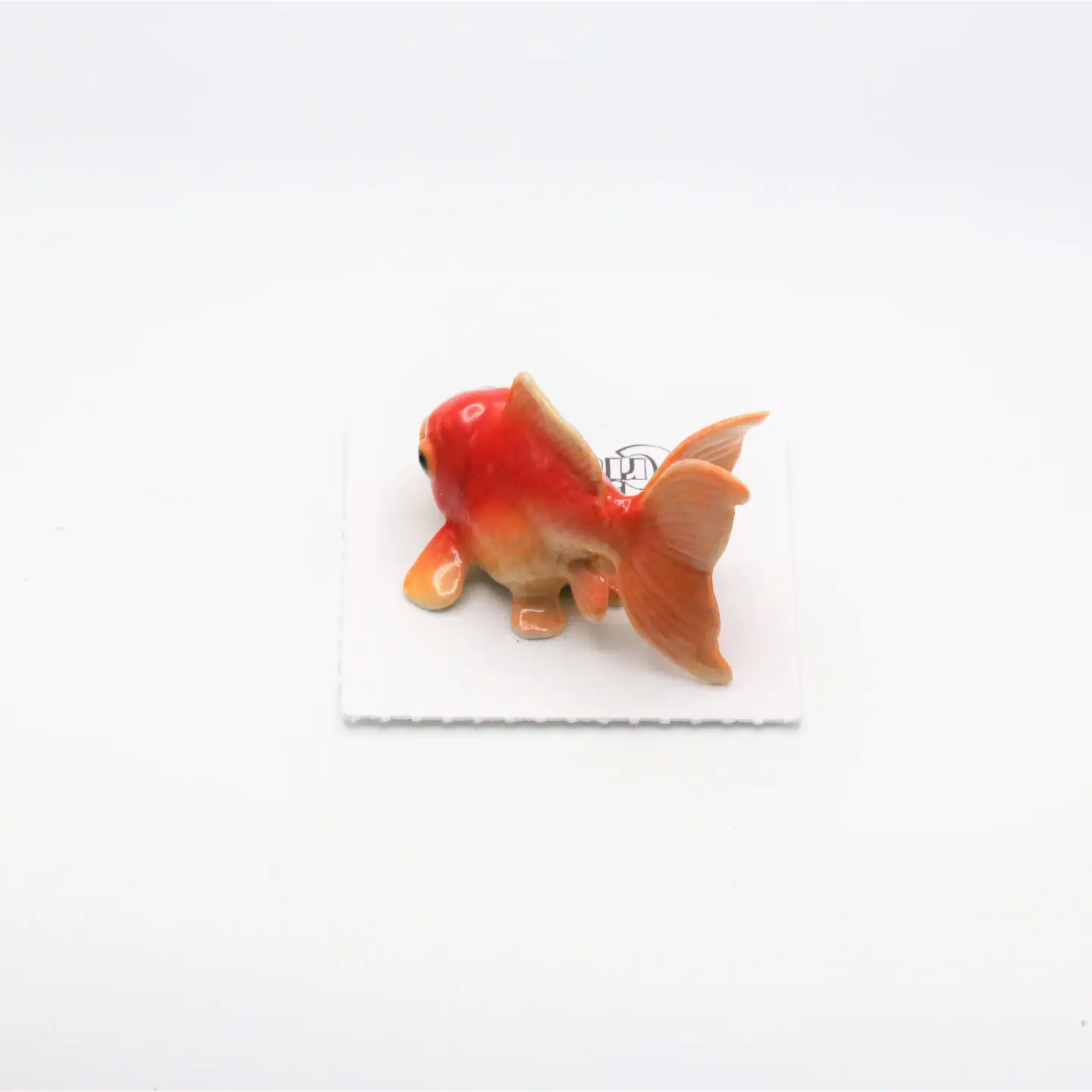 "Fancy" Fantail Goldfish Porcelain Miniature