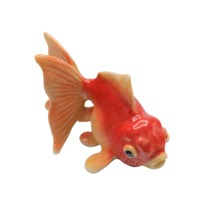 "Fancy" Fantail Goldfish Porcelain Miniature