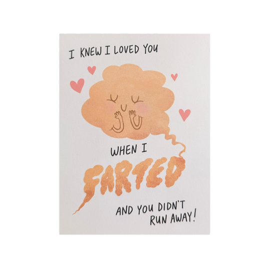 Fart Love Card