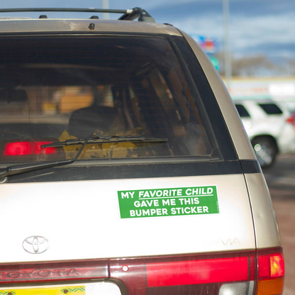 Favorite Child Bumper Sticker