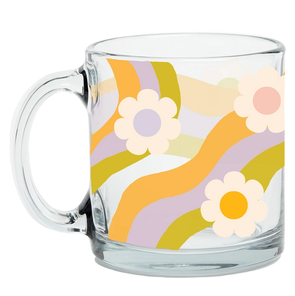 Wavy Daisy Mug