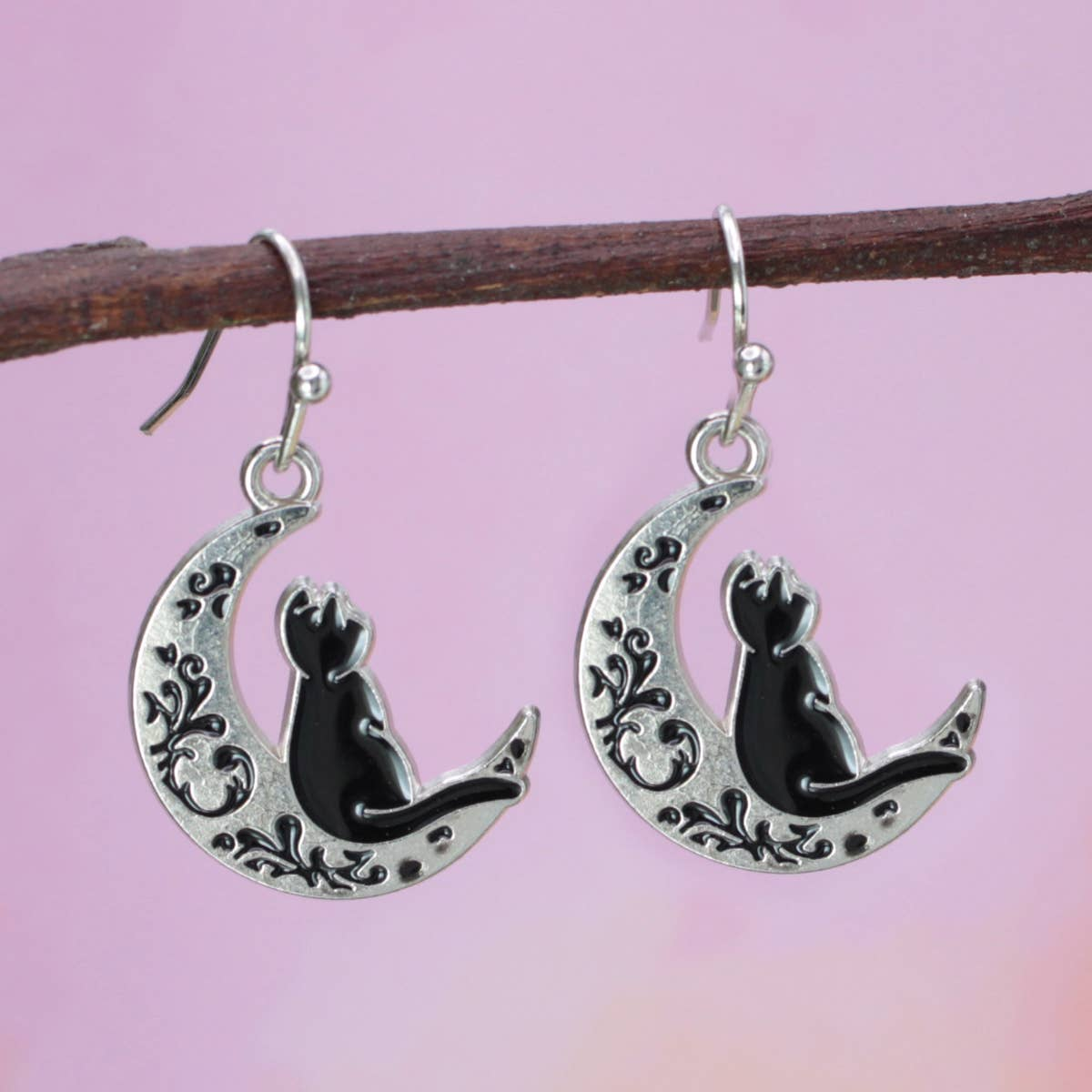 Feline Dreams Dangle Earrings