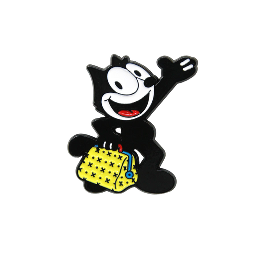 Felix the Cat Waving Enamel Pin