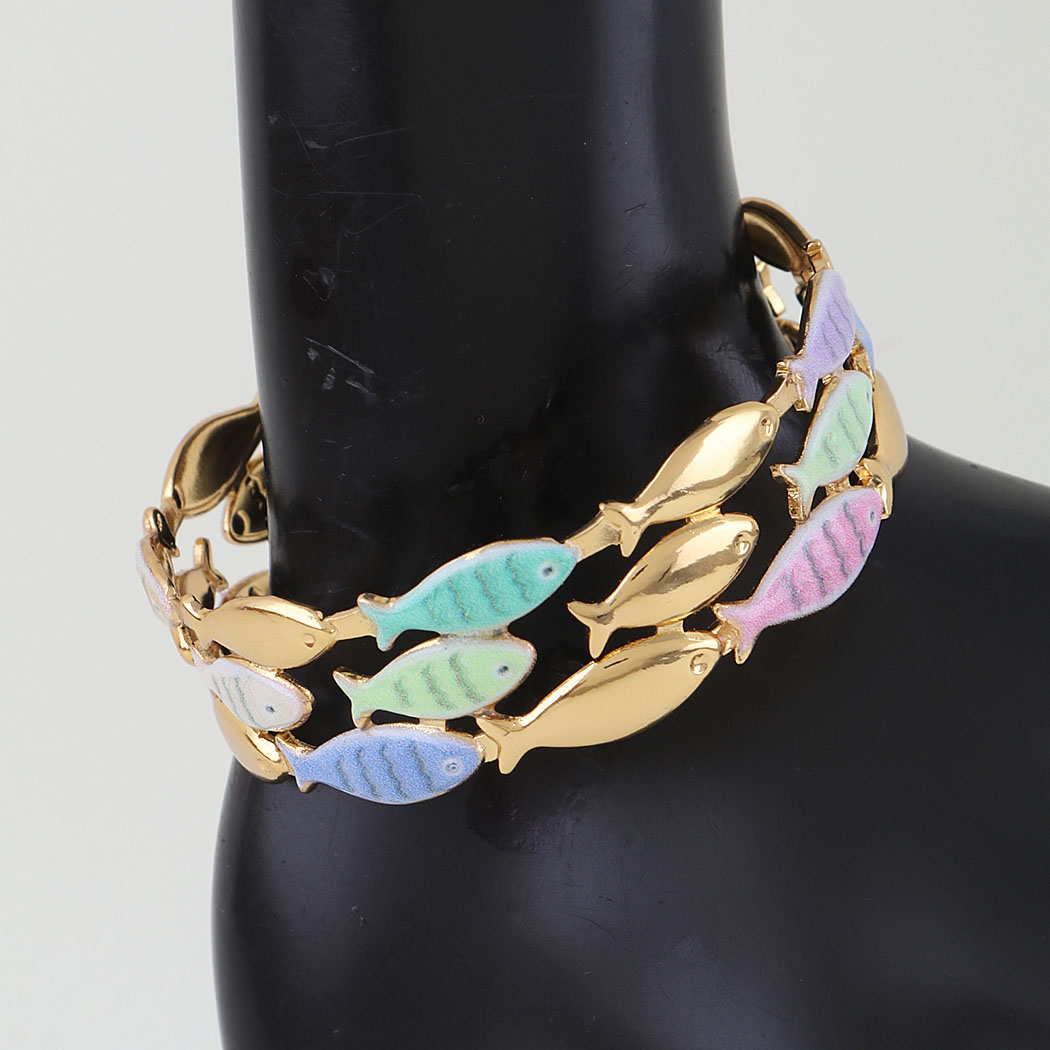 Summer Fish Cuff Bracelet