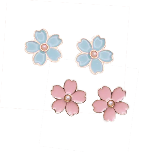 Delicate Floral Post Earrings