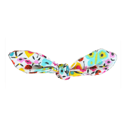 Spring Florals Handmade Bow Hair Tie