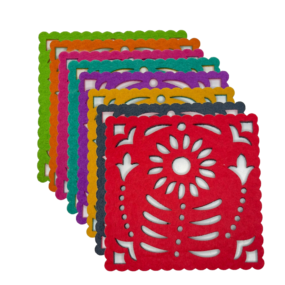 Papel Picado Coaster Set