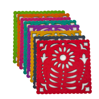 Papel Picado Coaster Set