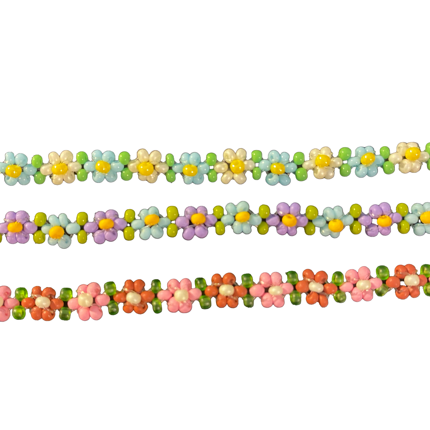 Beaded Flower Bracelet