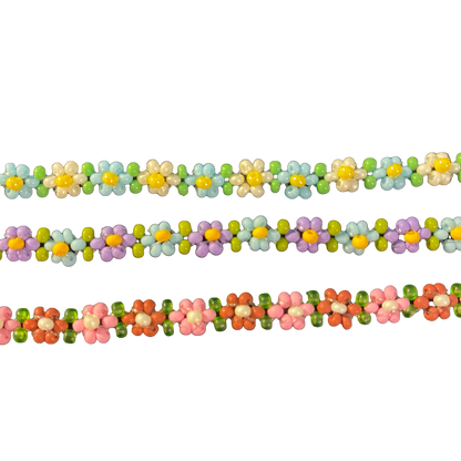 Beaded Flower Bracelet