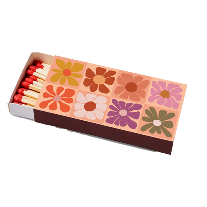 Hippie Flowers Match Box