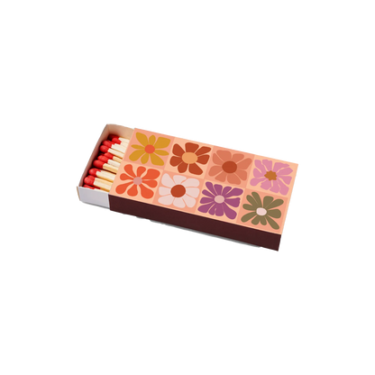 Hippie Flowers Match Box